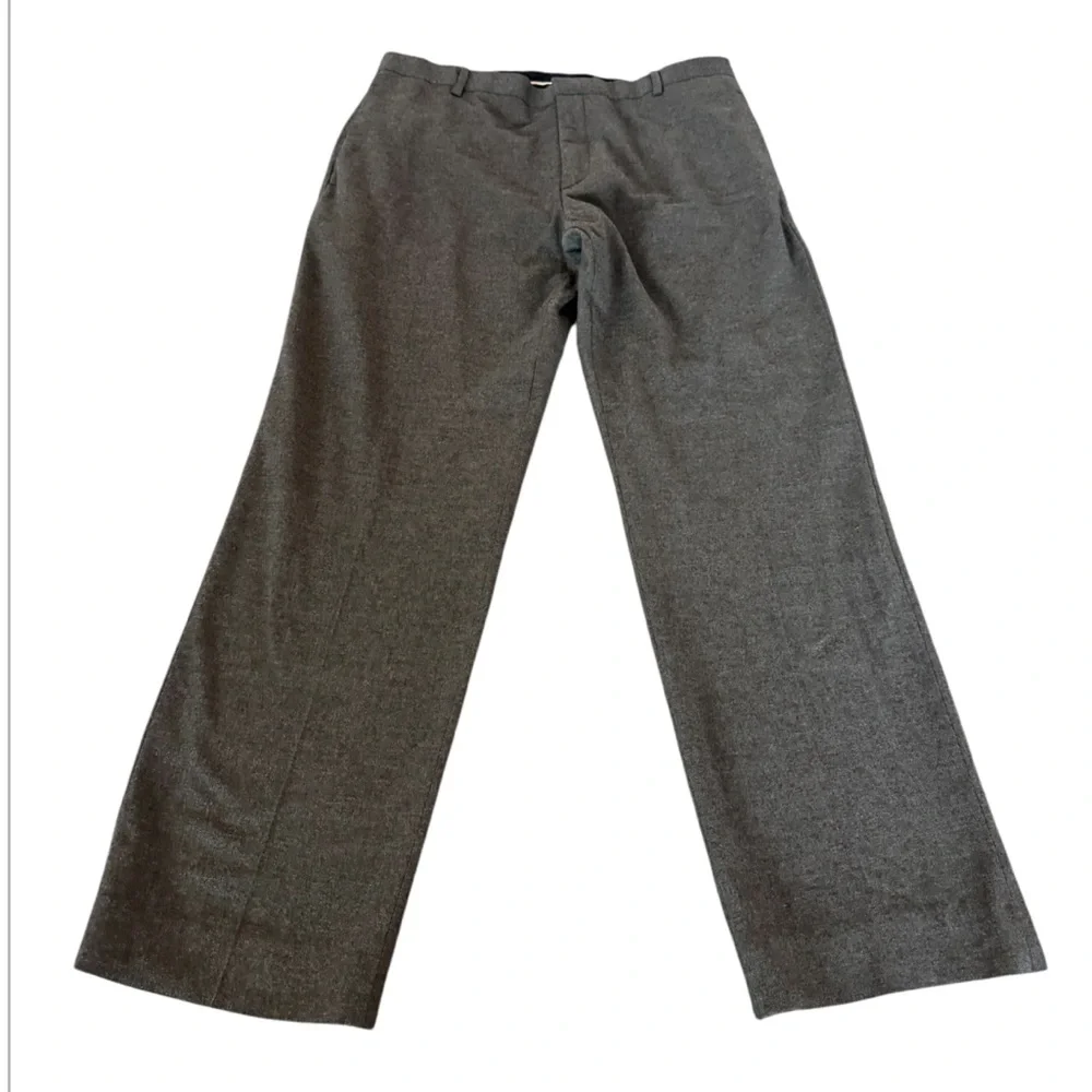 Banana Republic Pants Men 33X30 Charcoal Straight Dress Business Career Stretch